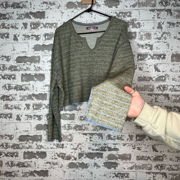 Urban outfitters | womens cropped stripped long sleeve - Picture 7 of 9